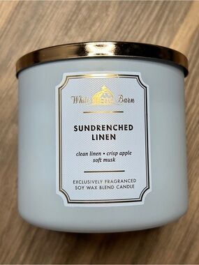 NEW White Barn Sundrenched Linen Candle